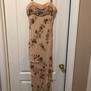 Blush beaded dress